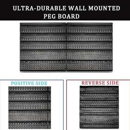 MULSAME Wall Mounted Storage Bins Parts Rack 4 Colors Bin Organizer Garage - Image 5