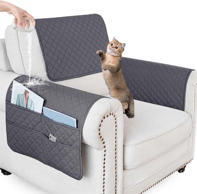 Waterproof Sofa Armrest Cover Headrest Cover by ZGDDPZA