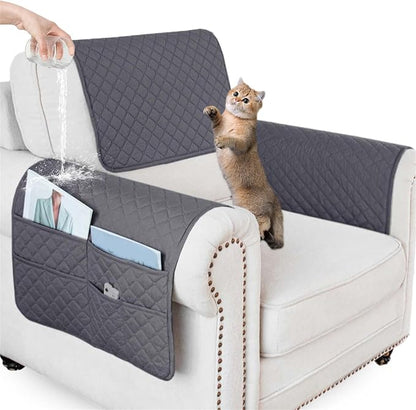 Waterproof Sofa Armrest Cover Headrest Cover by ZGDDPZA