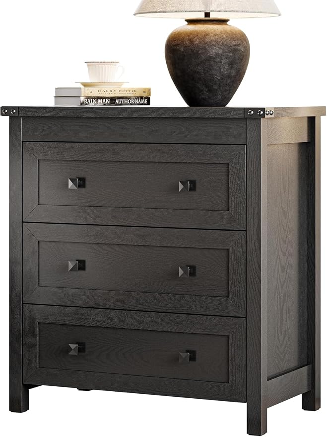 Dresser for Bedroom with 3 Drawers, 27.55" Wide Small Chests of Drawers - Image 7