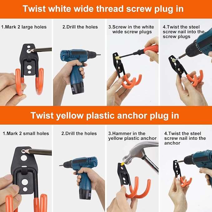 16 Pack Heavy Duty Garage Hooks - Image 6