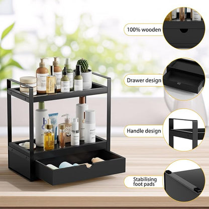 2-Tier Bathroom Organizer Countertop - Image 4