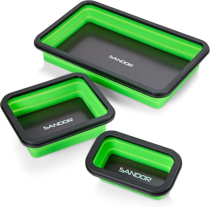 Collapsible Magnetic Parts Tray Set by SANDOR