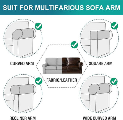 Turquoize Waterproof Armrest Covers - Image 5