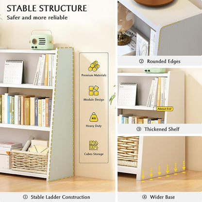 IOTXY Wooden Extendable Shelf Bookcase - Image 4