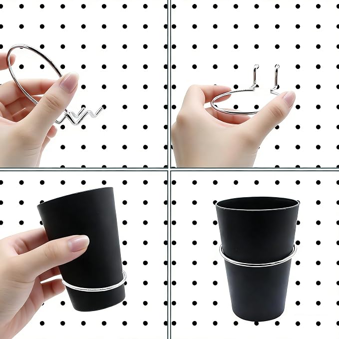 6 Set Ring Style Pegboard Hooks - Image 4