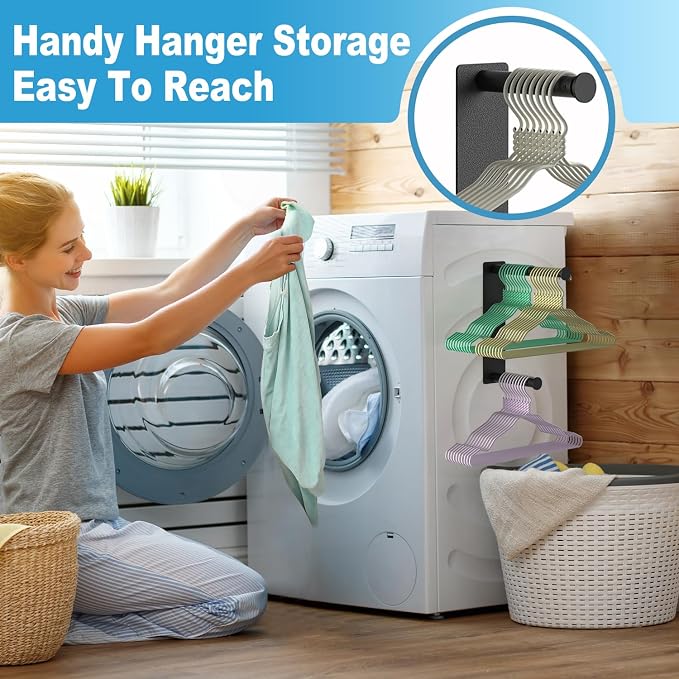 MFTEK Hanger Organizer Stacker, Magnetic Hanger Holder, Extendable Hanger - Image 6