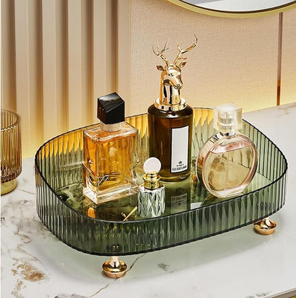 Makeup Perfume Organizer, Vanity Tray, Cosmetic Skincare Organizer, Countertop - Image 5