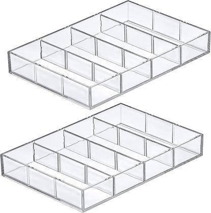 Amazing Abby - Soleil - 2-Pack Acrylic 4-Compartment Sunglass Organizer - Image 6