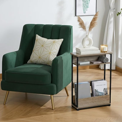 Narrow Side Table, 3-Tier Slim End Table - Image 2