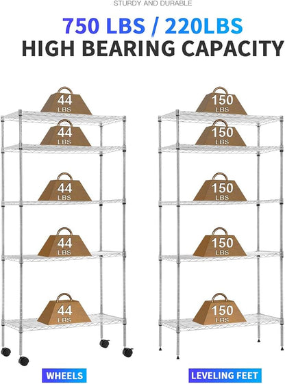 BestOffice | 5-Tier Wire Shelf - Image 4