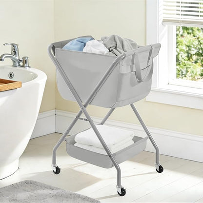 STORAGE MANIAC Collapsible Laundry Cart - Image 8