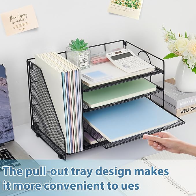 OPNICE 4-Tier Paper Organizer - Image 3