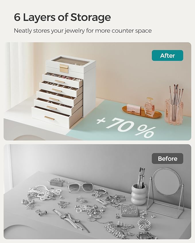 SONGMICS Jewelry Box Organizer - Image 6