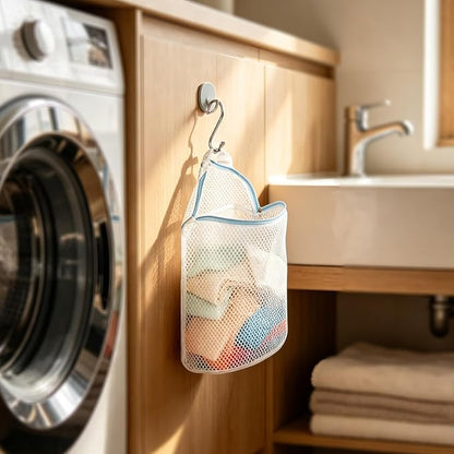 3Pcs Hanging Laundry Bags for Socks - Image 4