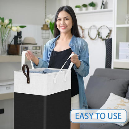 HomeHacks Laundry Basket with Wheels, Rolling Laundry Hamper, Collapsible & - Image 6