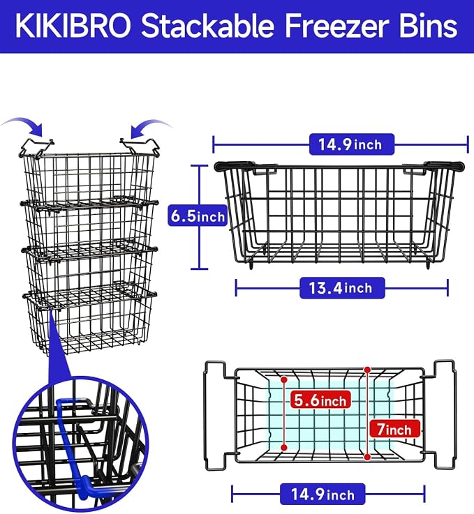 Freezer Organizer Bins - Image 2