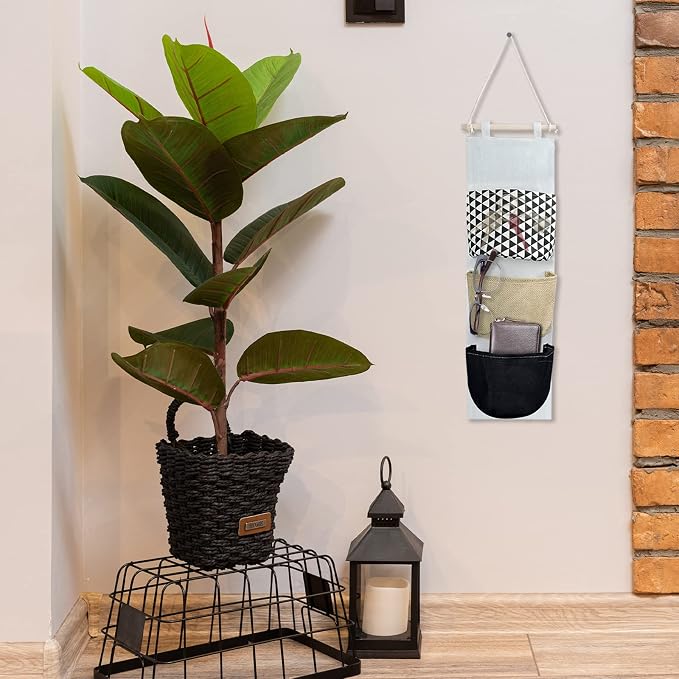FuninCrea Hanging Storage Bag, 3-Layer Practical Wall Hanging Storage Bag - Image 6