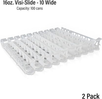 Display Technologies Visi-Slide Fridge Drink Organizer, Soda Can Organizer - Image 7