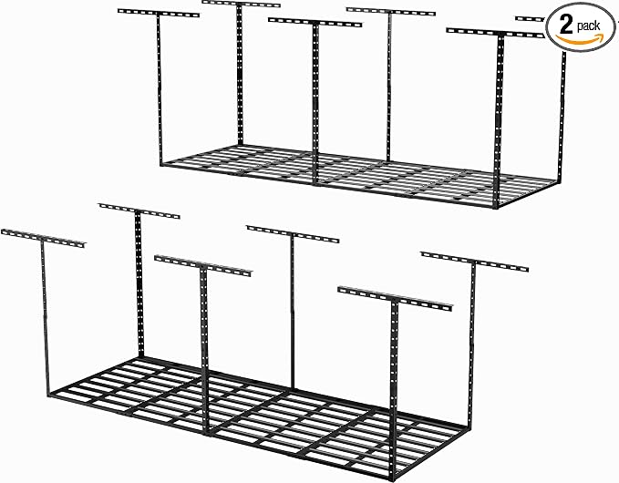 SunsGrove 3x8 Garage Storage Overhead Rack Organization, Adjustable Ceiling by SunsGrove