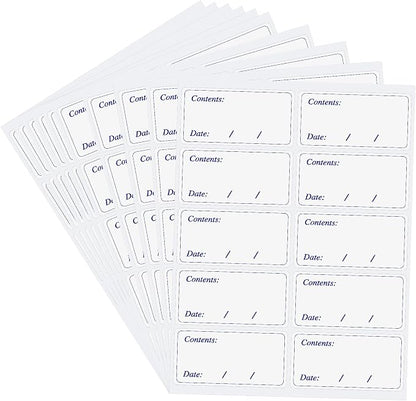 Hybsk Removable Freezer Labels Easy Peel Off by HYBSK