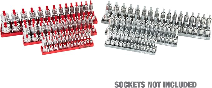 OEMTOOLS 22413 6 Piece SAE and Metric Socket Tray Set, SAE and Metric Socket - Image 2