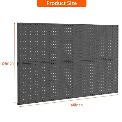 TORACK 4-Pack 12x24 inch Metal Pegboard Panels - Image 3