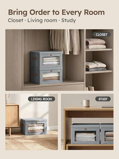 Homsorout Medium Fabric Storage bins - Image 7