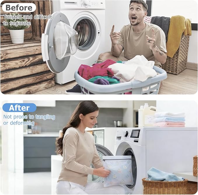 4 Pcs Mesh Laundry Bags for Delicates - Image 5