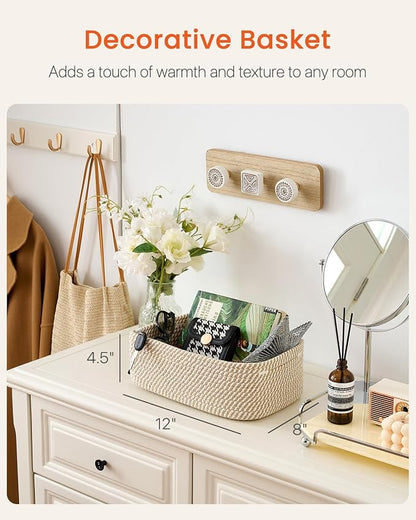 Small Woven Basket, Storage Basket - Image 2