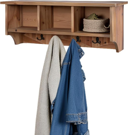 Revive Solid Wood Wall Mounted Coat Rack - Image 3
