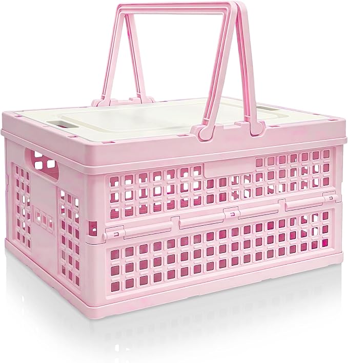 Foldable Small Plastic Baskets by Daixers