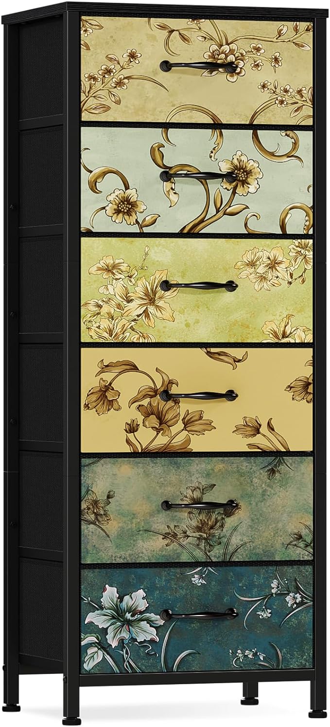 Furnulem Tall 6 Drawers Dresser by Furnulem