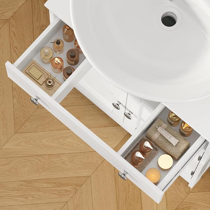 TEENFON Pedestal Sink Storage Cabinet - Image 6