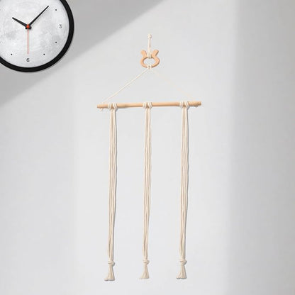 Macrame Hair Clips Organizer, Wall Hanging Hair Accessories Holder and Storage - Image 7