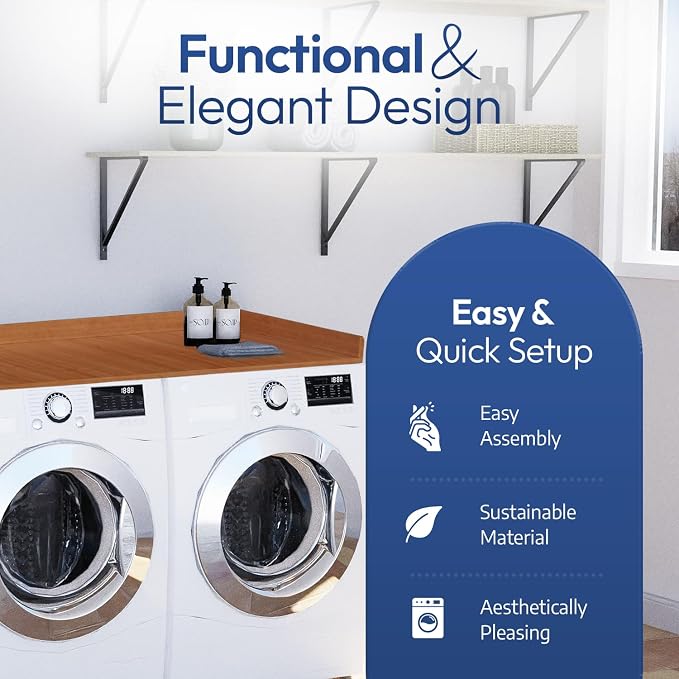 OfficeSimpli Washer Dryer Countertop, Made in USA, Non-Slip Pads, Easy Clean - Image 9