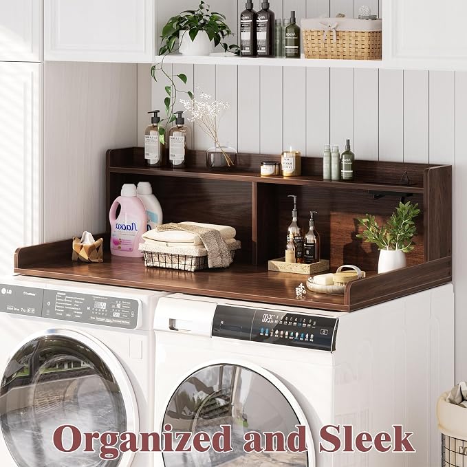 Aheaplus Washer and Dryer Countertop, 2-Tier Laundry Countertop Cover - Image 5