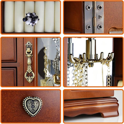 RR ROUND RICH DESIGN Solid Wood Jewelry Box - Image 7
