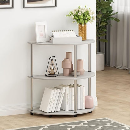 Furinno Frans Turn-N Half Round Console Table - Image 2