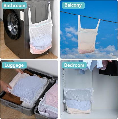 OTraki 2pc Honeycomb Mesh Laundry Bags - Image 3