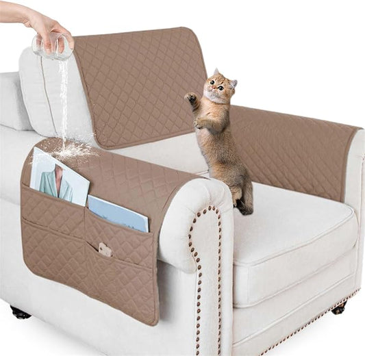 Waterproof Sofa Armrest Cover Headrest Cover by ZGDDPZA