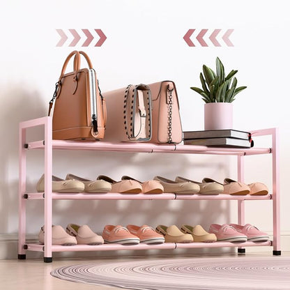 Bumusty 3-Tier Expandable Shoe Rack by Bumusty