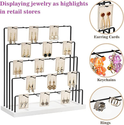 DGWJSU Earring Display Stands for Selling, Earring Rack Display Holder Stand - Image 2