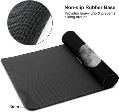 Desk Mat, Celestial Moon Phases Extended Gaming Mouse Pad - Image 8