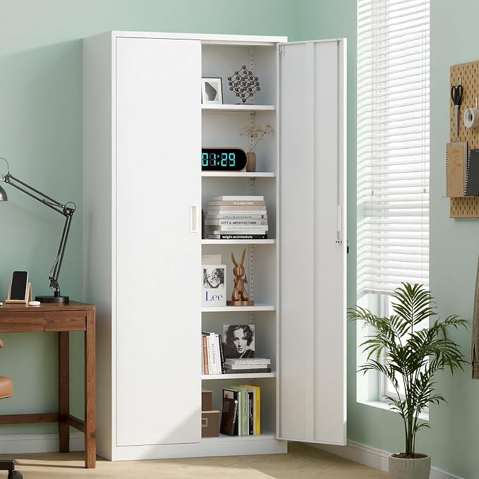 VINGLI Metal Garage Storage Cabinet - Image 2