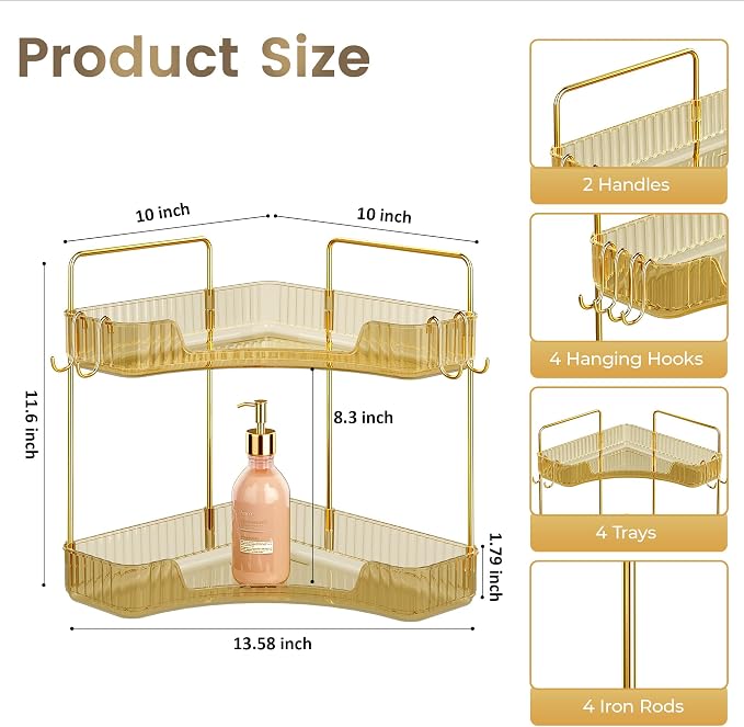 Golden Corner Counter Organizer, 2 - Image 2