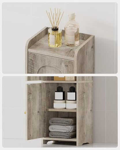 Hzuaneri Bathroom Storage Cabinet, Small Corner Floor Cabinet - Image 5