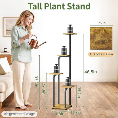LASZOLA 5 Tiered Plant Stand Tall - Image 3