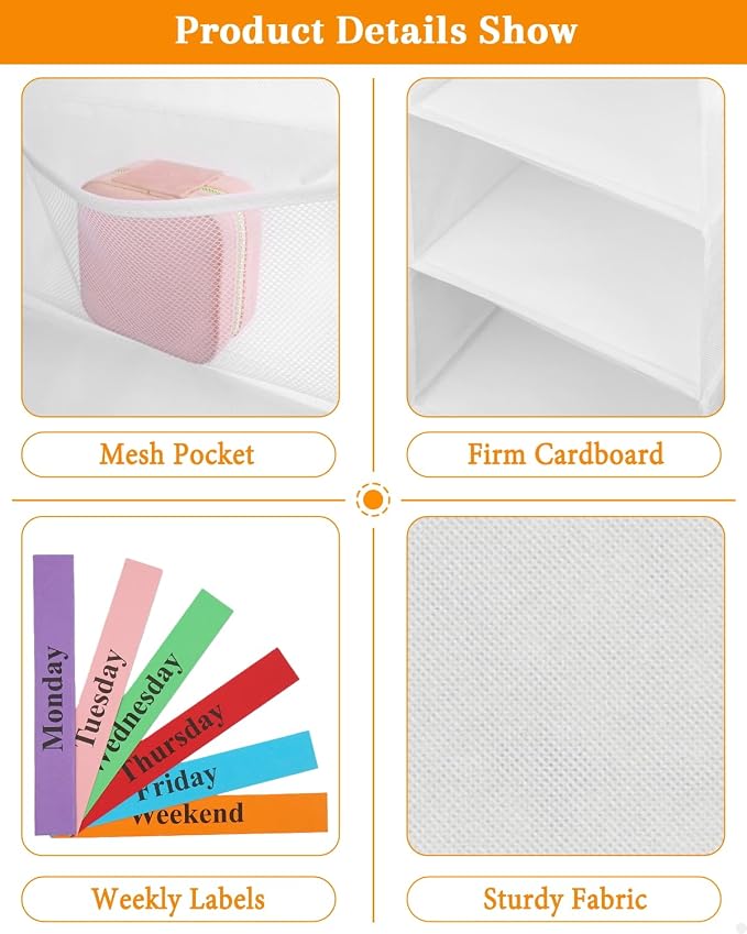 punemi Weekly Clothes Organizer - Image 5