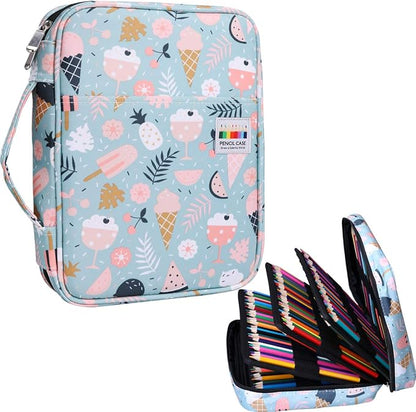 JAKAGO 220 Slots Colored Pencil Case Large Capacity Pen Holder by JAKAGO